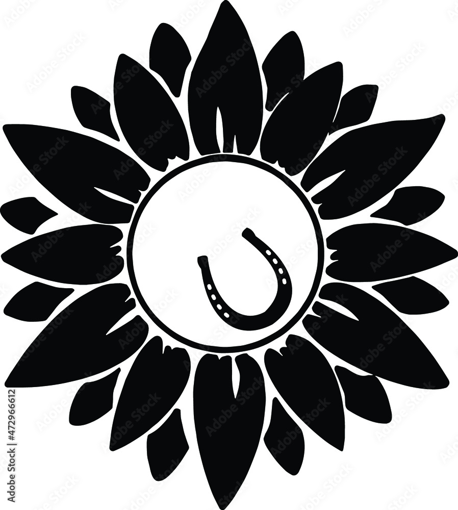 Sunflower Horse Shoe SVG Sunflower Horseshoe SVG Sunflower Horse Shoe SVG Sunflower Horseshoe SVG