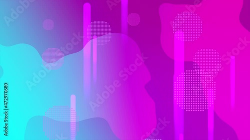 Wallpaper Mural Corporate style with gradient purple liquid shapes and dots, motion abstract business and corporate style background Torontodigital.ca