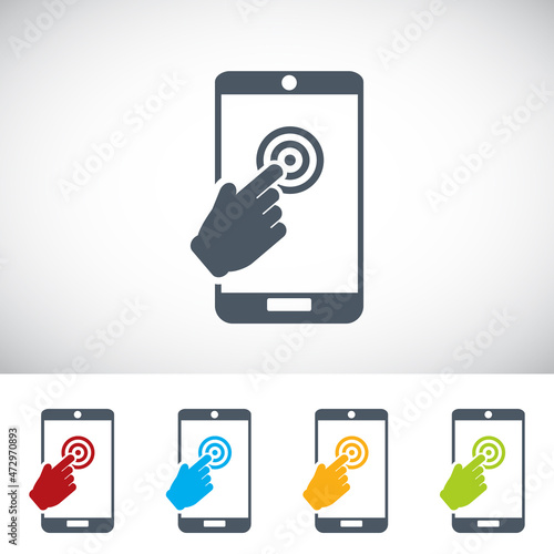 Smartphone icon vector