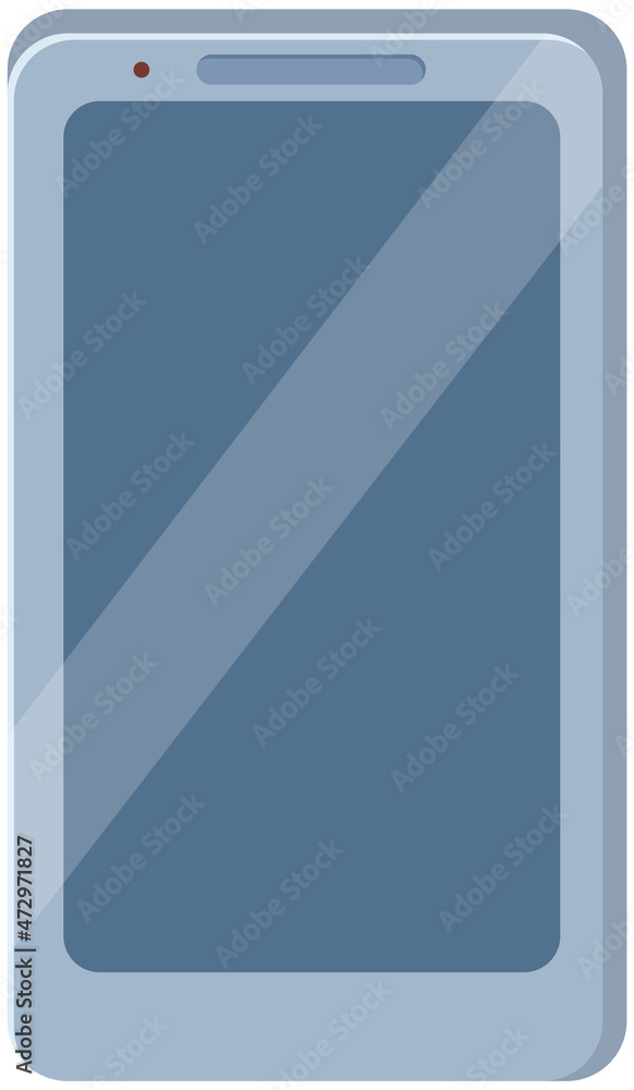 Smartphone blue with touchscreen, chatting sms, application for communications template isolated on white background. Illustration of mobile phone device for calls and conversations at distance Smartphone blue with touchscreen, chatting sms, application for communications template isolated on white background. Illustration of mobile phone device for calls and conversations at distance