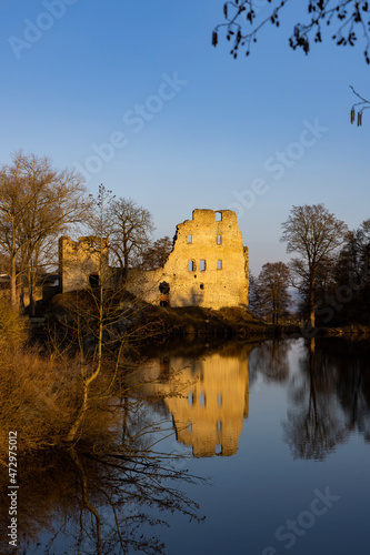 Stary rybnik ruins, Western Bohemia, Czech Republic