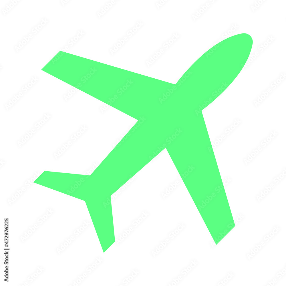  Airplane Isolated Vector icon which can easily modify or edit


