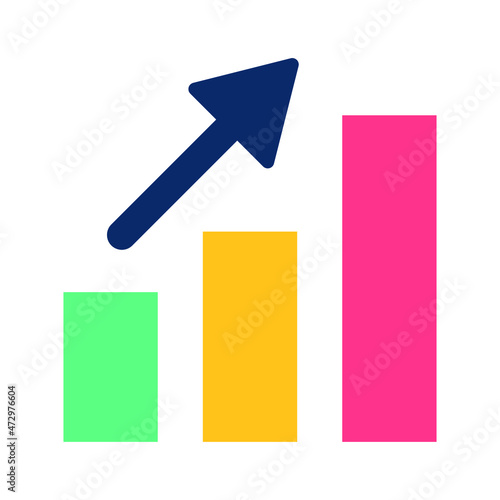 Growth Isolated Vector icon which can easily modify or edit