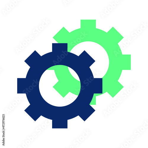 Gear Isolated Vector icon which can easily modify or edit
