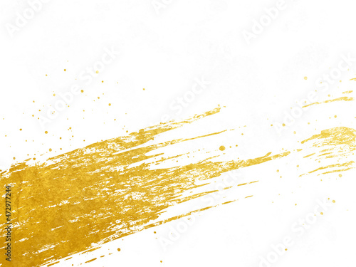 背景　背景素材　和柄　筆　テクスチャ　水彩　年賀状　お正月　グランジ　壁紙　金色　金箔　金粉