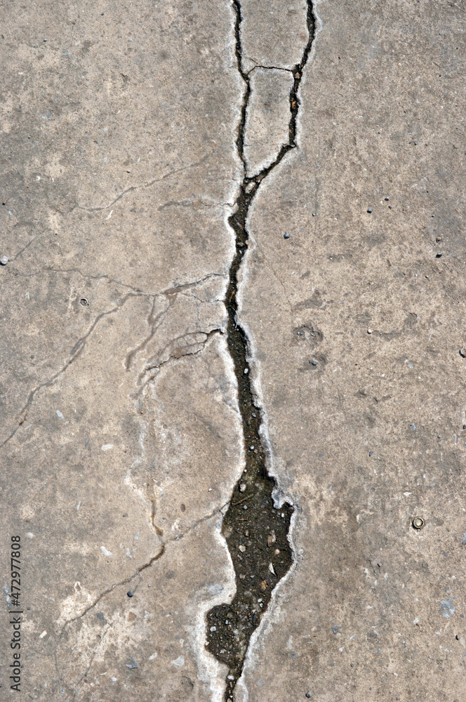 Obraz premium cracked soil texture