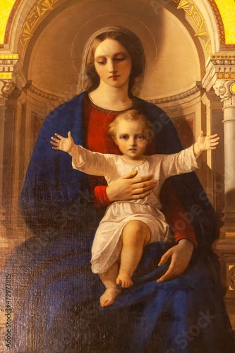 Photography Mother of God with the baby Jesus