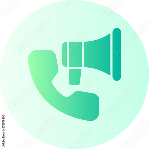 announcer gradient icon