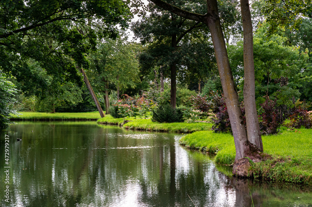Castel estate with greenery, sky and open spaces in The Netherlands, Kastel De Haar Castel estate with greenery, sky and open spaces in The Netherlands, Kastel De Haar