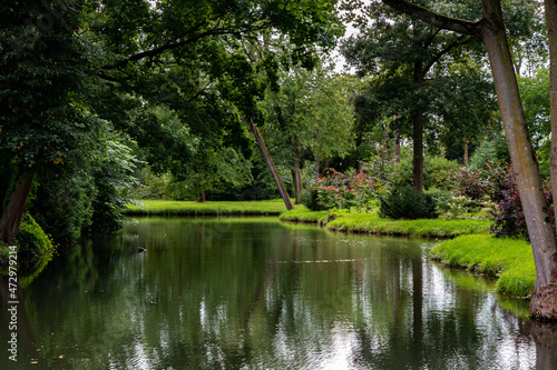 Castel estate with greenery, sky and open spaces in The Netherlands, Kastel De Haar