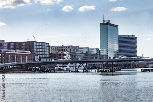 Buildings from waterfront during day in Amsterdam, Netherlands © Erol