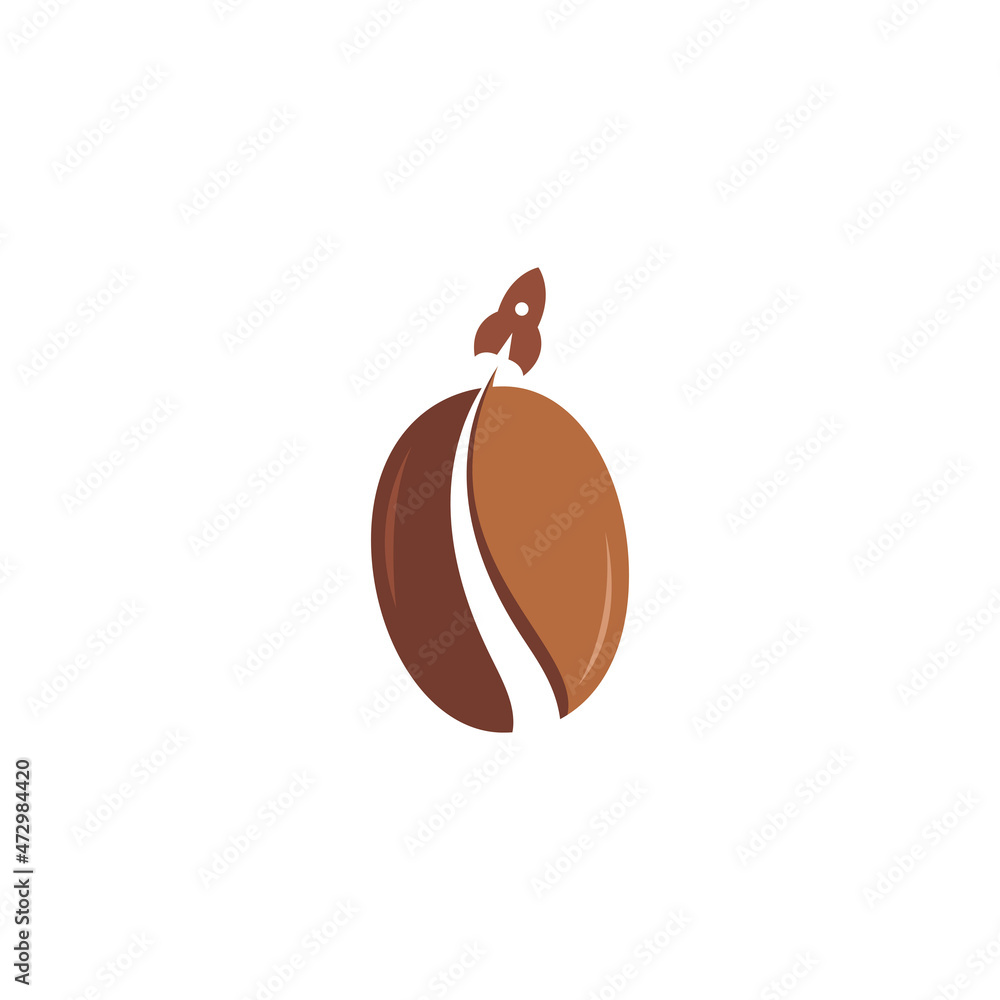 coffee bean icon vector coffee bean icon vector