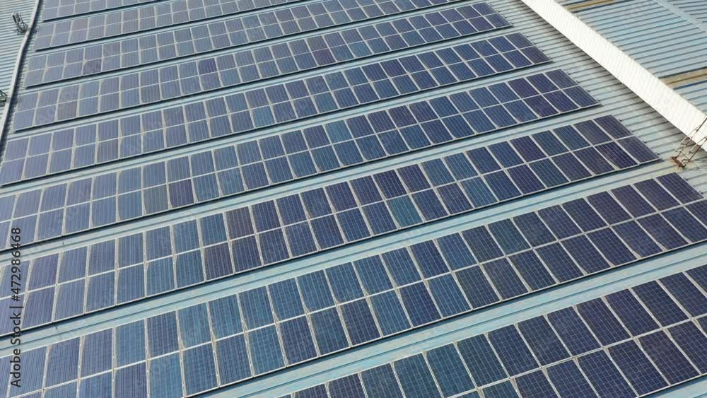 solar panels on factory rooftop solar panels on factory rooftop