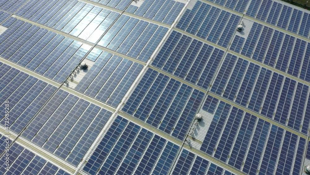 solar panels on factory rooftop solar panels on factory rooftop