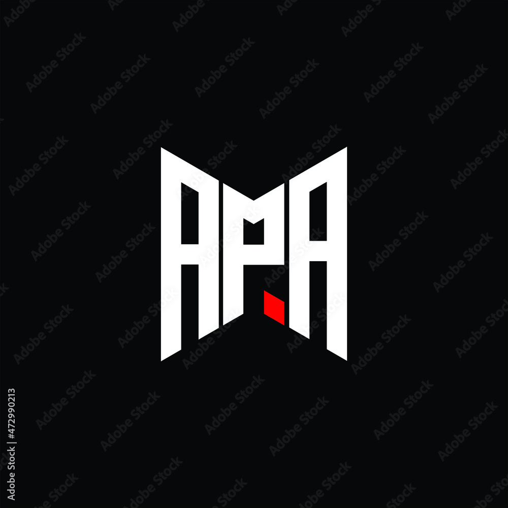 APA letter logo creative design. APA unique design
 - obrazy, fototapety, plakaty 
