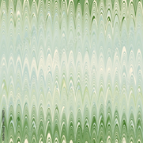 Seamless combed Turkish ebru marble effect surface pattern design for print. High quality illustration. Luxurious ancient art form. Wavy liquid fluid marbled book paper antique graphic design.