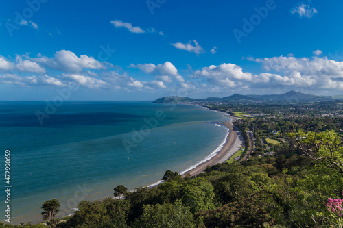 A view from Killiney Hill over Dublin Bay, Ireland