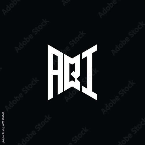 AQI letter logo creative design. AQI unique design
