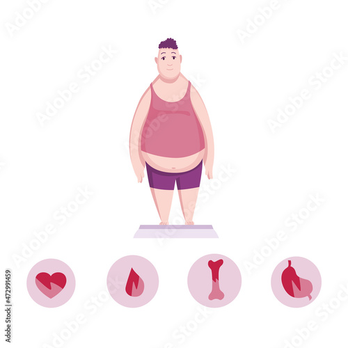 Canvas Print Fats problem banner