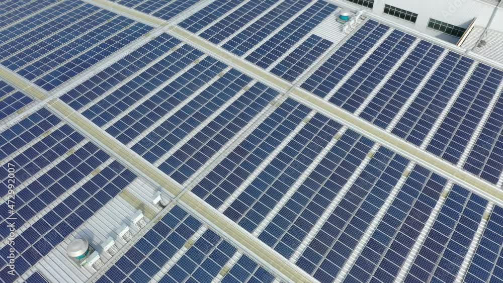 solar panels on factory rooftop solar panels on factory rooftop