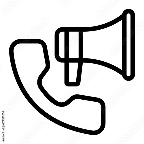 announcer line icon