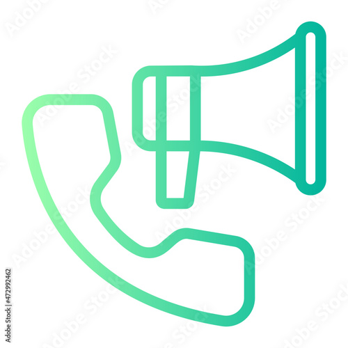 announcer gradient icon