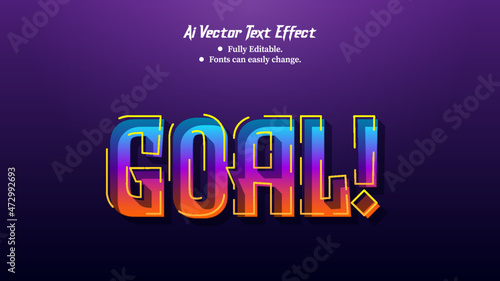 3D Editable Ai Vector Text Effect Design Template