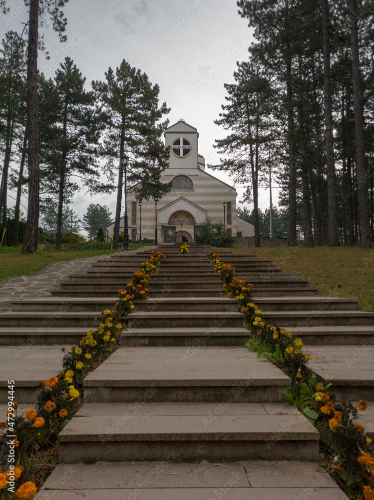 Serbian Orthodox Church in the tourist town of Zlatibor, Serbia