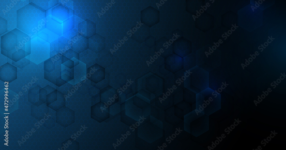 Abstract dark blue geometric background. Futuristic technology digital hi tech concept background Abstract dark blue geometric background. Futuristic technology digital hi tech concept background