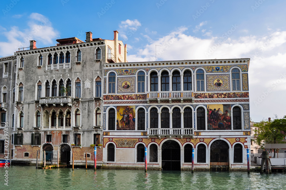 Architecture of Grand canal in Venice, Italy