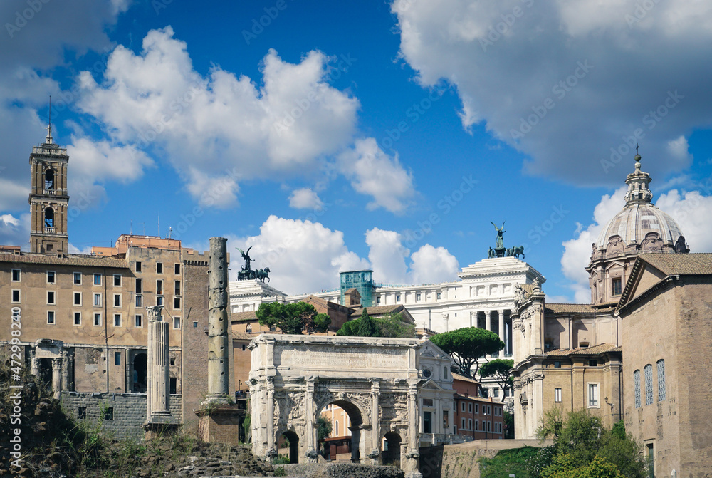 View of the Forum and Capitoline Hill