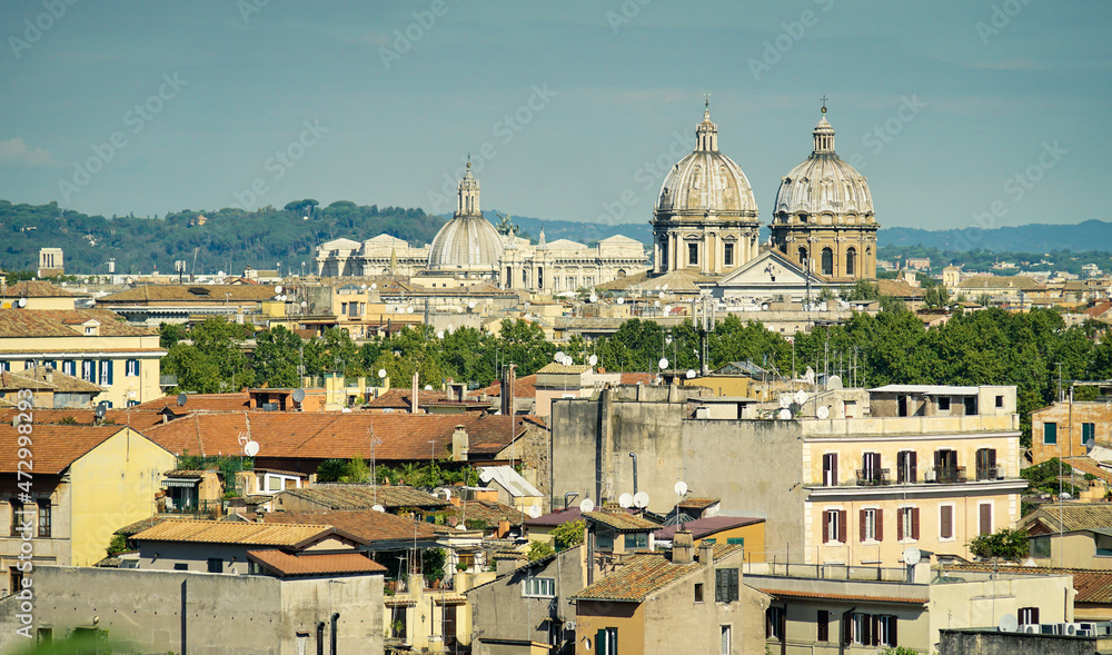 Morning view of Rome