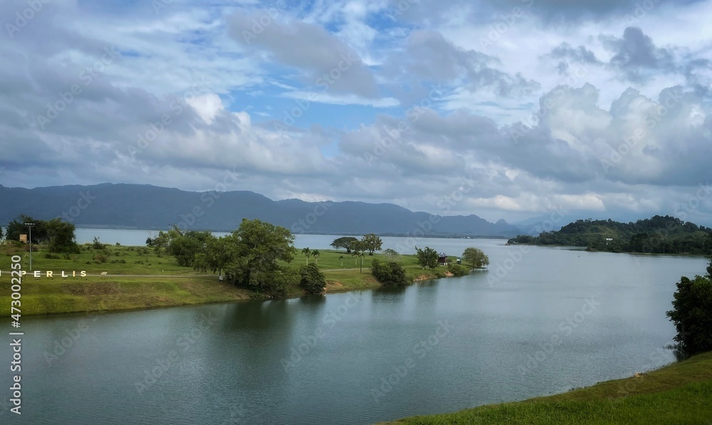 lake and clouds at timah tasok perlis malaysia lake and clouds at timah tasok perlis malaysia