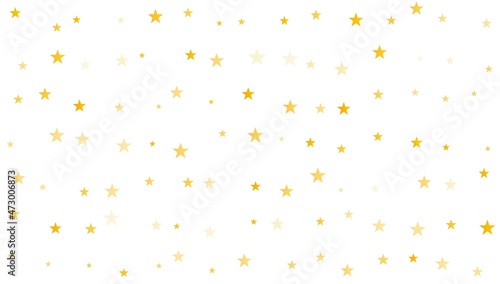 Gold stars seamless pattern, starry background, golden confetti holiday backdrop, cute childish wallpaper