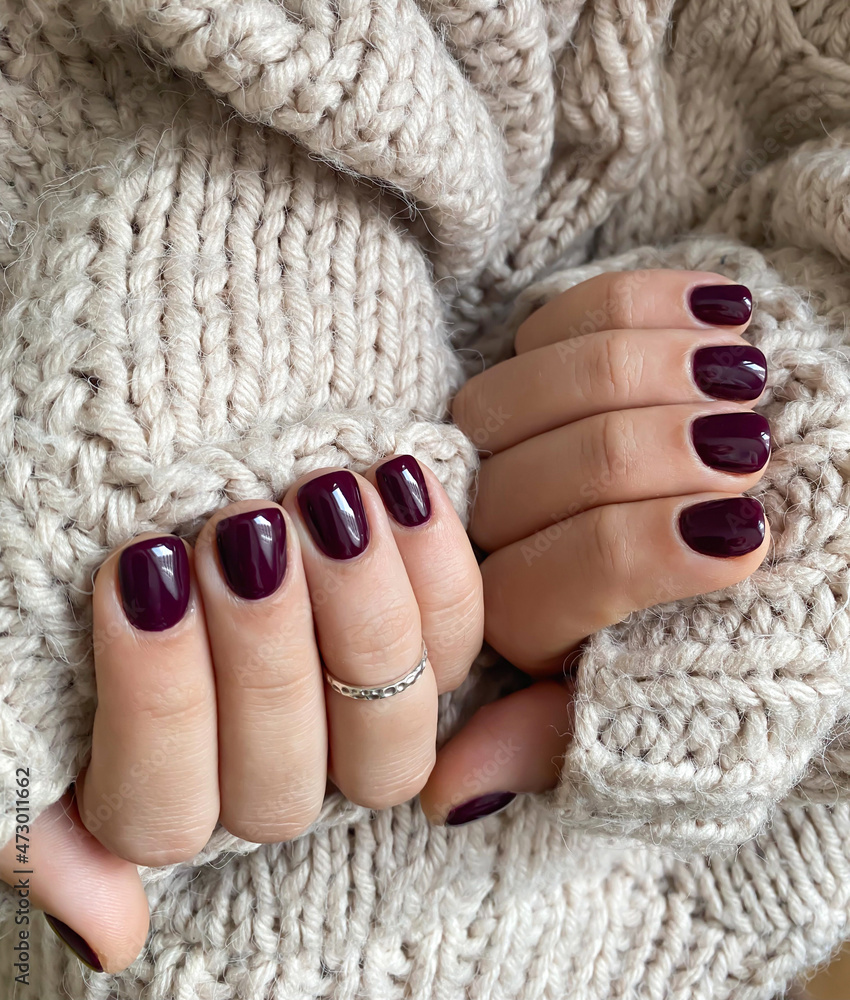 Dark matte nails for winter : r/RedditLaqueristas