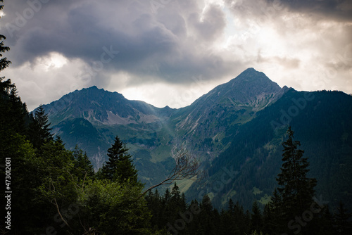 Berglandschaft, Vilsalpsee, Tannheimer Tal, Reutte, Tirol, Österreich © aBSicht