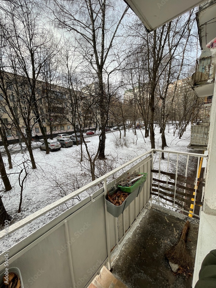 Obraz premium Typical Russian Home