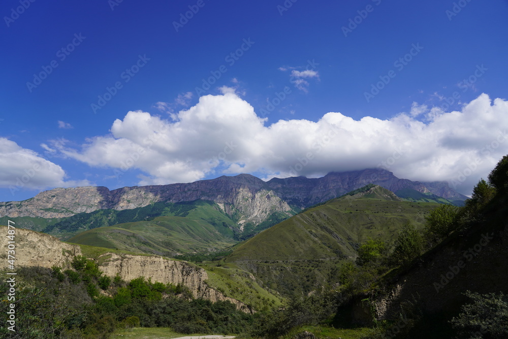 Landscape with sky and clouds. Rocks Landscape with sky and clouds. Rocks