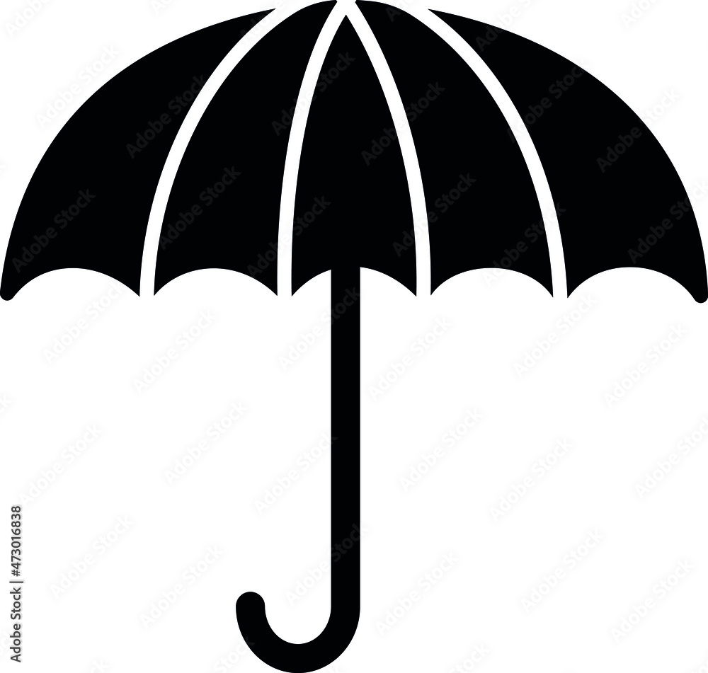 camping and outdoor icons umbrella and rain camping and outdoor icons umbrella and rain