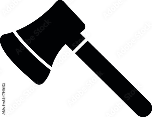 camping and outdoor icons axe and hatchet