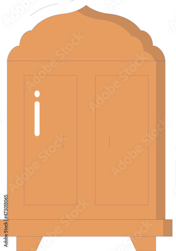 furniture icons wardrobe and household