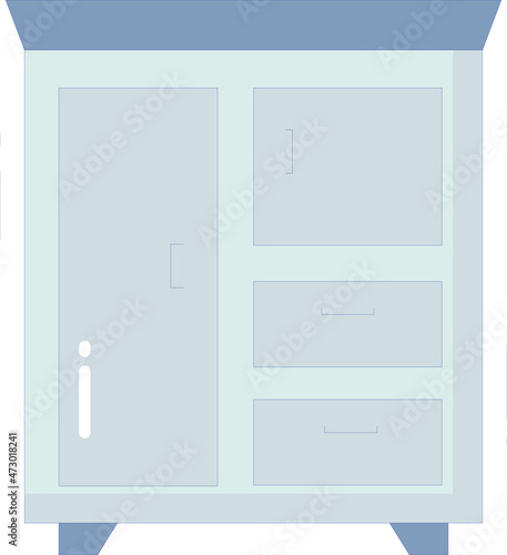 furniture icons wardrobe and household