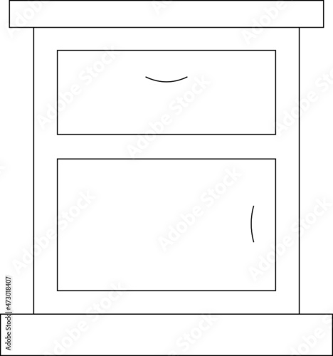 furniture icons drawer and household