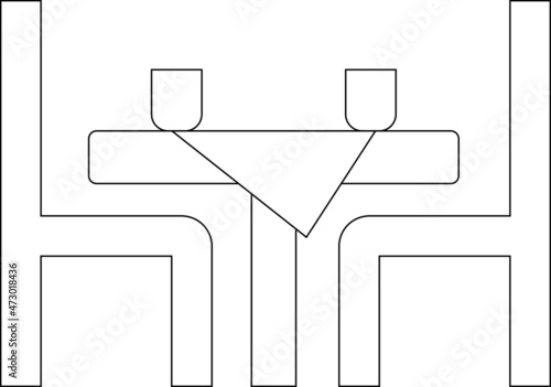 furniture icons dinning and household