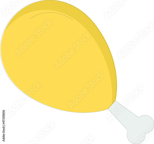 foods icons chicken leg and chicken