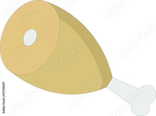 foods icons chicken leg and chicken