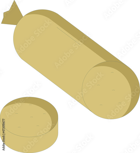 foods icons sausage  and frankfurter