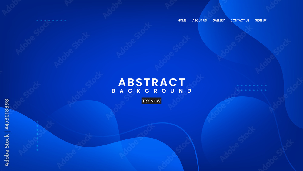 Blue liquid background with wavy line elements for website. technology concept vector Blue liquid background with wavy line elements for website. technology concept vector