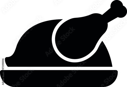foods icons chicken and chicken