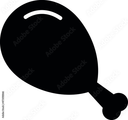 foods icons chicken leg and chicken